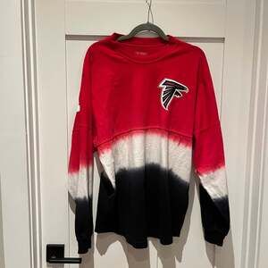 NFL Pro Line by Fanatics Women's Atlanta Falcons Red/Black Ombre Spirit Jersey L